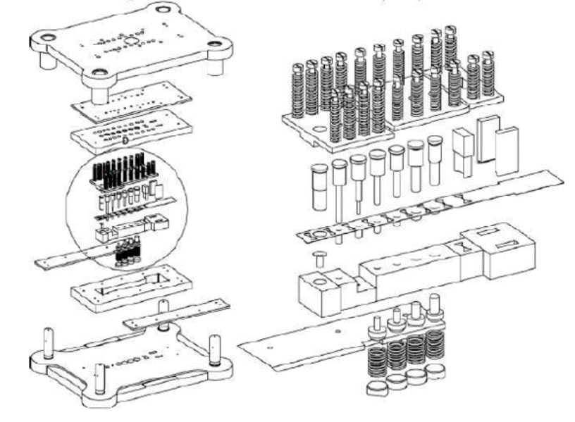 模具分解图 模具分解图