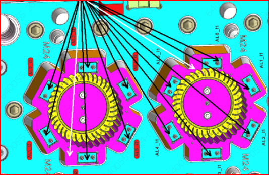 จุดประกอบที่สำคัญสำหรับแม่พิมพ์การฉีดพัดลมแบบข้ามสายการไหล